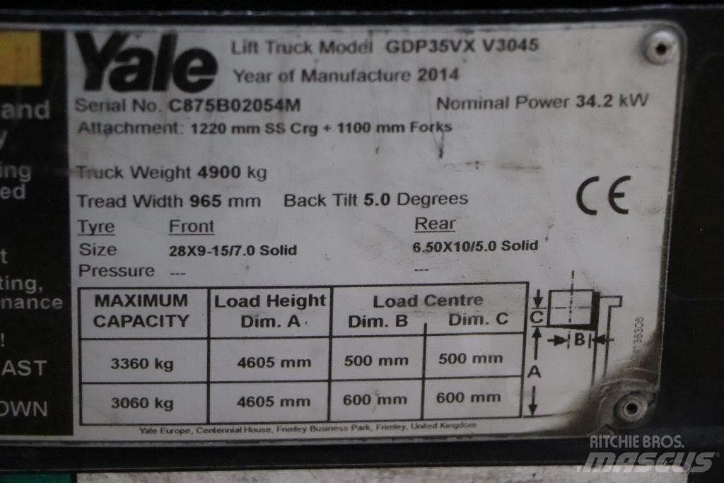 Yale GDP35VX Diesel trucks