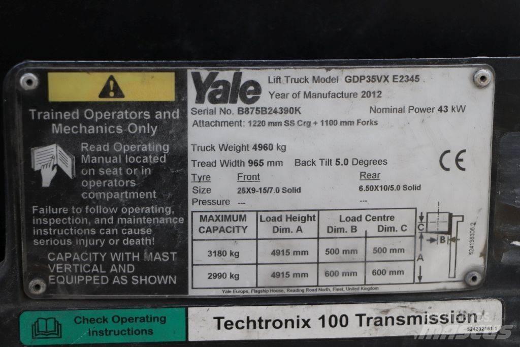 Yale GDP35VX Diesel trucks
