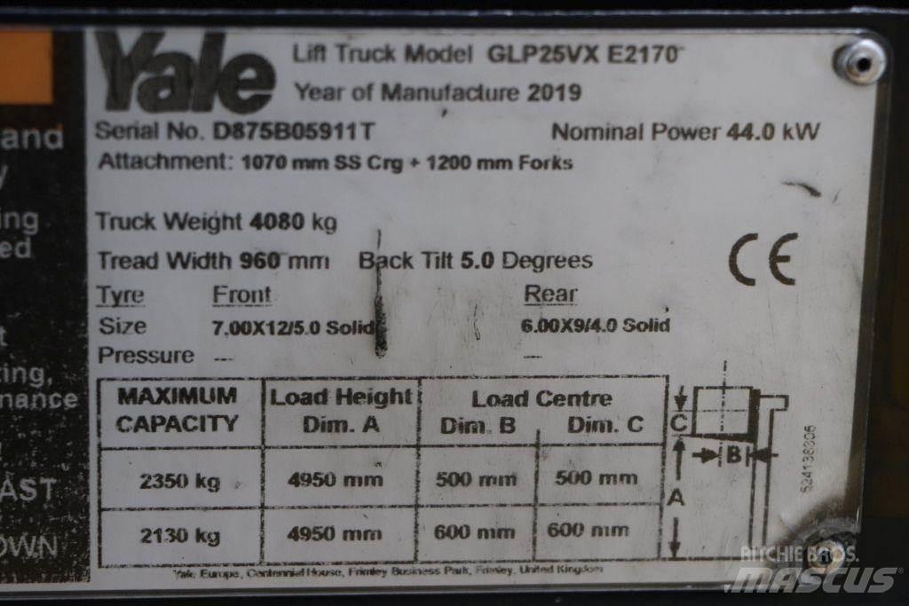 Yale GLP25VX LPG trucks