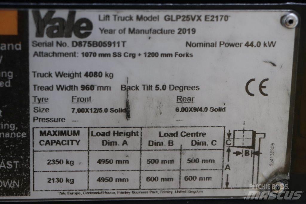Yale GLP25VX LPG trucks