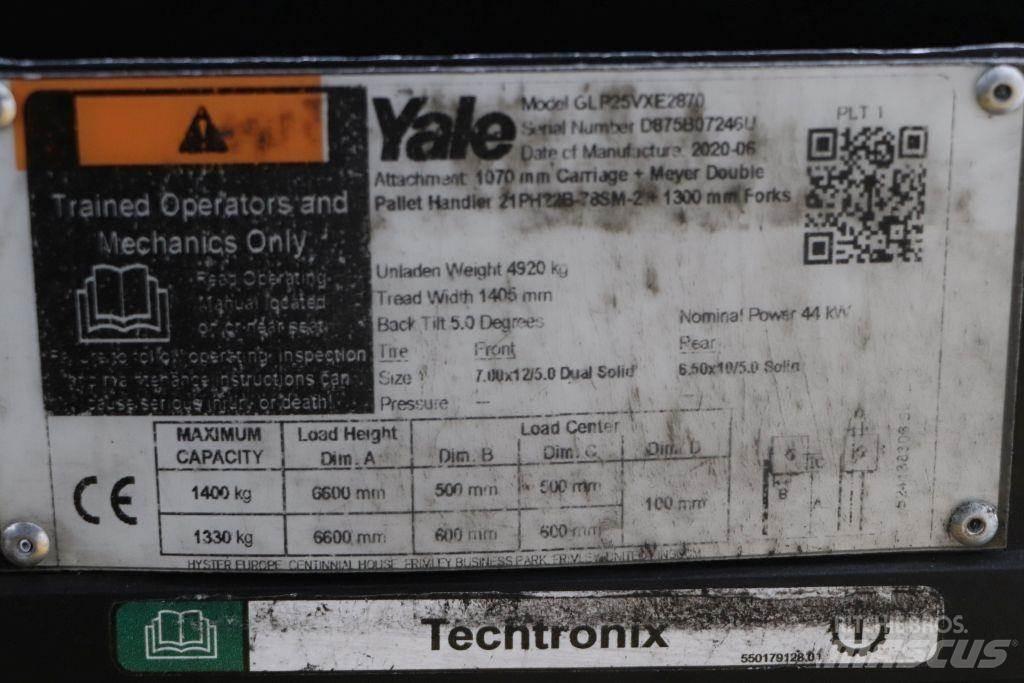 Yale GLP25VX LPG trucks
