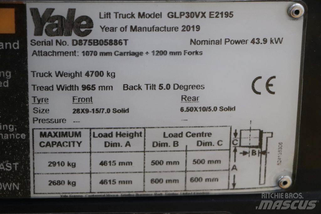 Yale GLP30VX LPG trucks