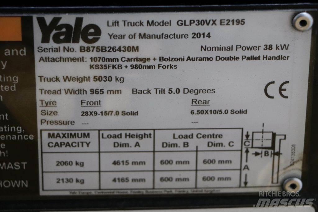 Yale GLP30VX LPG trucks