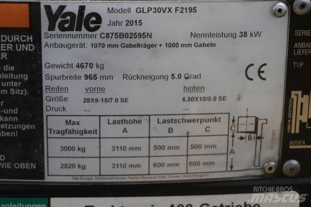 Yale GLP30VX LPG trucks