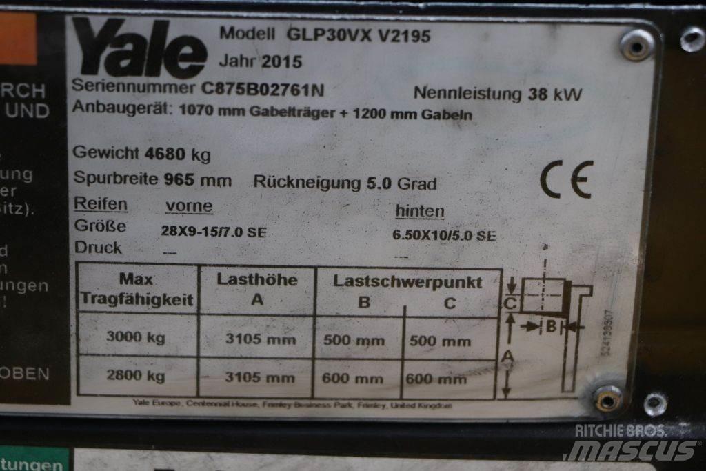 Yale GLP30VX LPG trucks