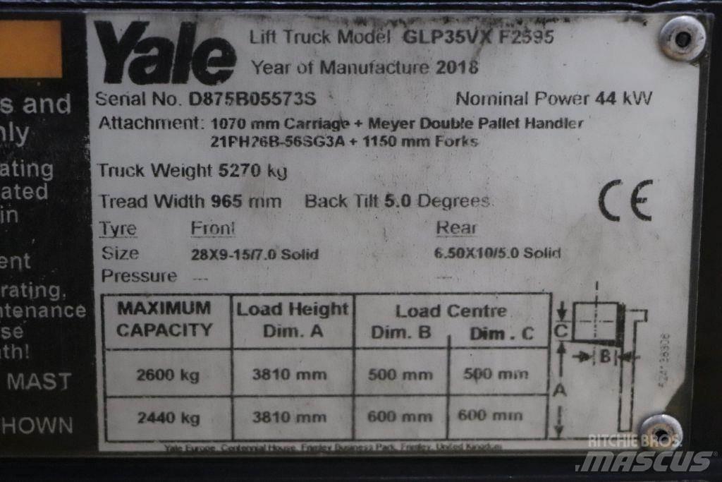 Yale GLP35VX LPG trucks