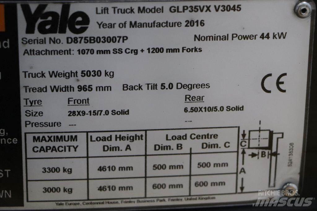 Yale GLP35VX LPG trucks