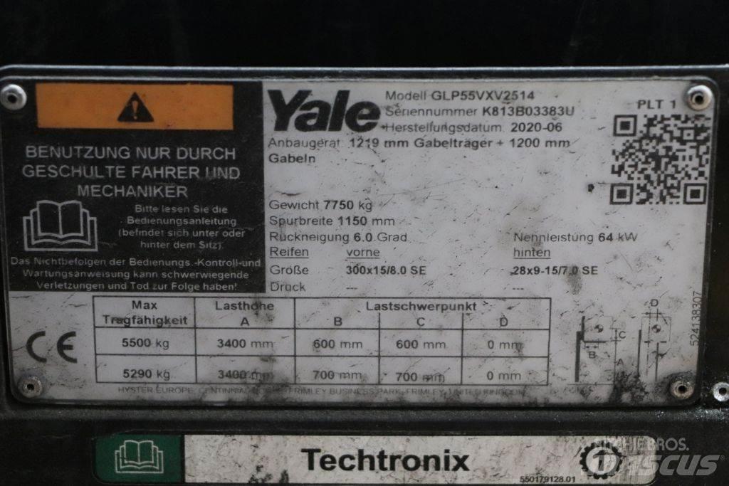 Yale GLP55VX LPG trucks