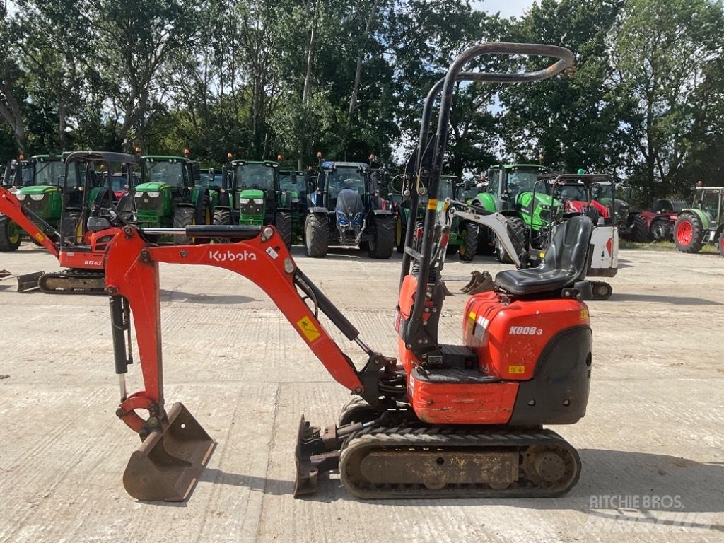 Kubota K 008-3 Mini excavators < 7t (Mini diggers)