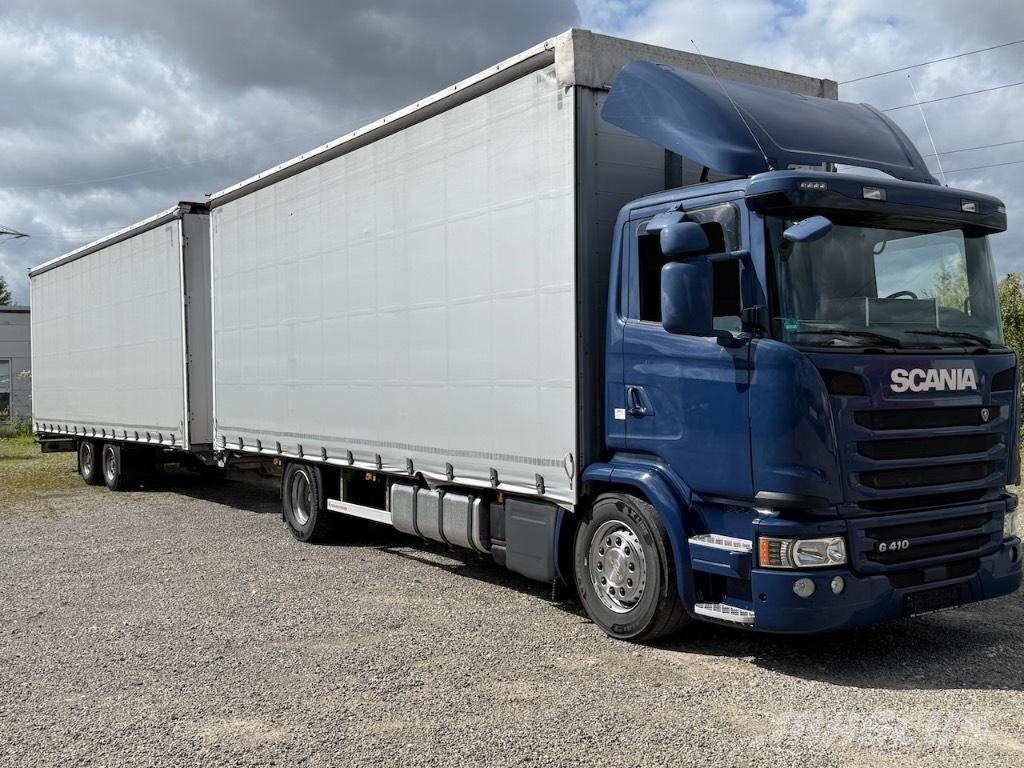 Scania G 410 Curtain sider trucks