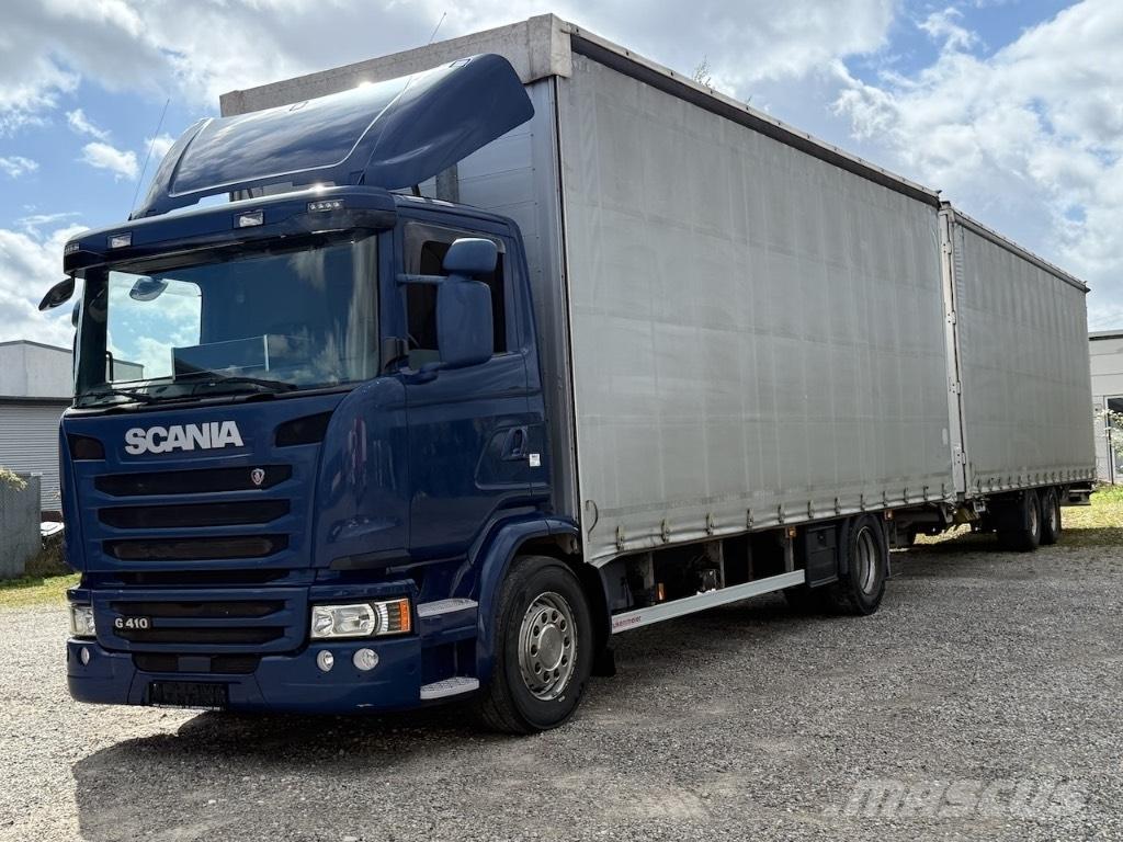 Scania G 410 Curtain sider trucks