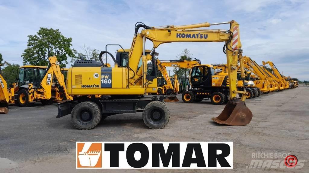 Komatsu PW 160-7 Wheeled excavators