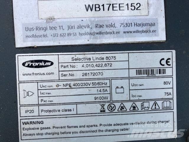 Linde E30/600HL/387 Electric forklift trucks