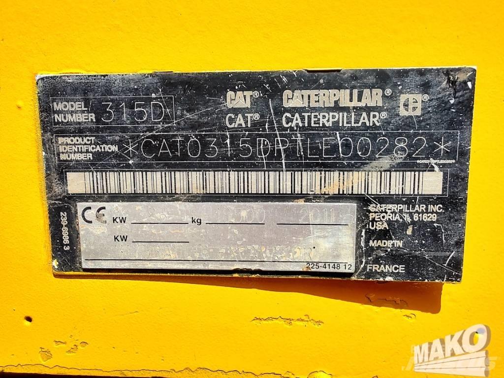 CAT 315 D Crawler excavators
