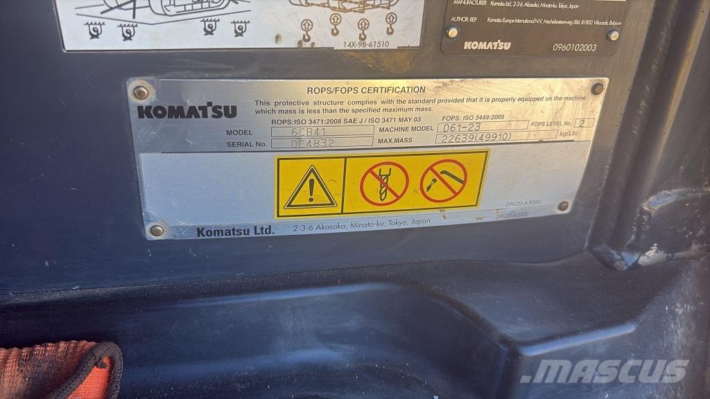 Komatsu D 61 EX-23 Crawler dozers