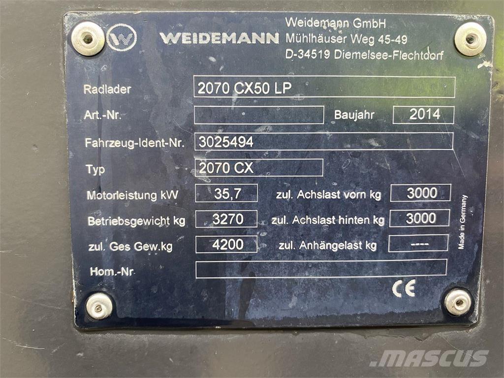 Weidemann 2070 Multi-purpose loaders