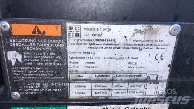 Hyster H 4.0 FT 5 Diesel trucks