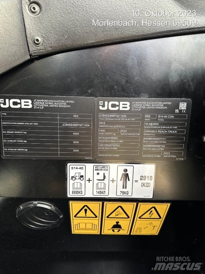 JCB 514-40 CON Telescopic handlers