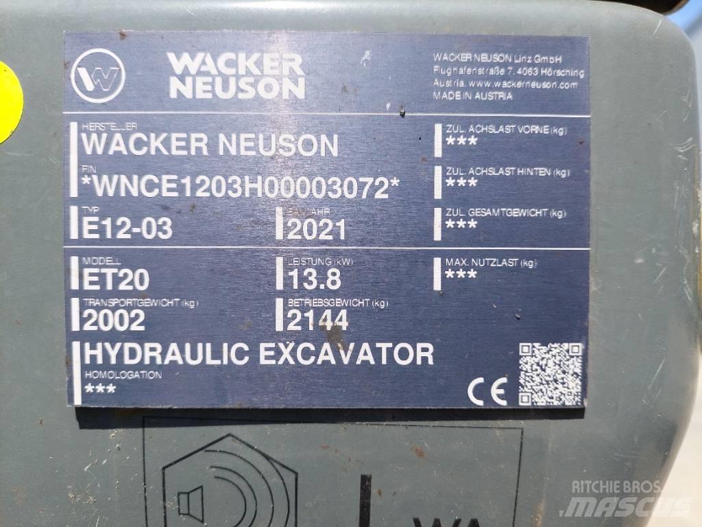 Wacker Neuson ET20 Crawler excavators