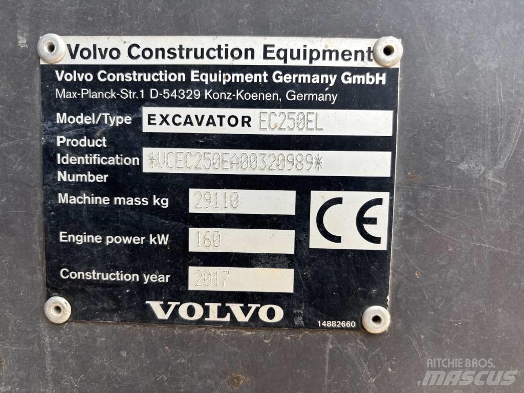 Volvo EC 250 EL Crawler excavators