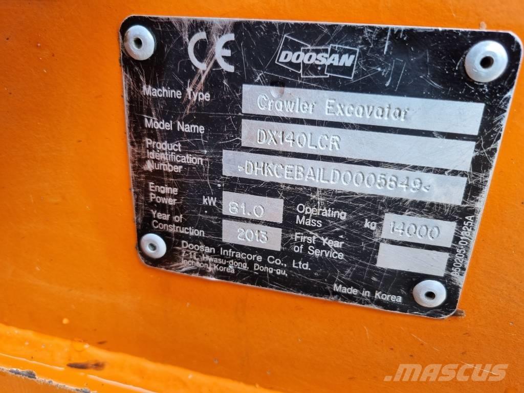 Doosan DX 140 LCR Excavators