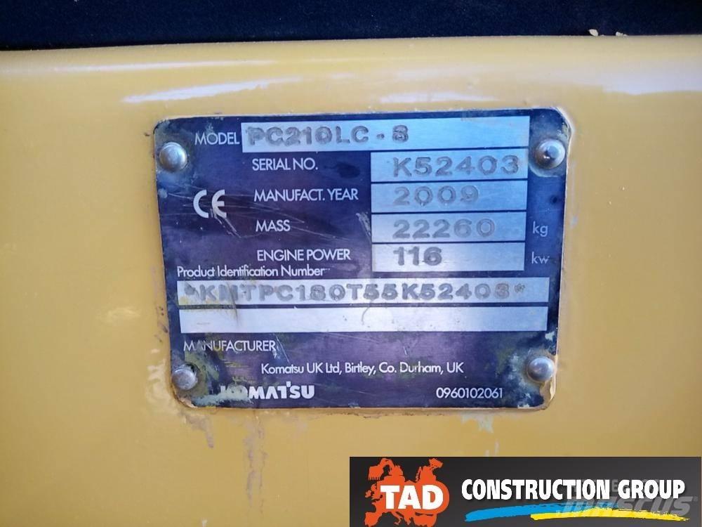 Komatsu PC210LC-8 Crawler excavators
