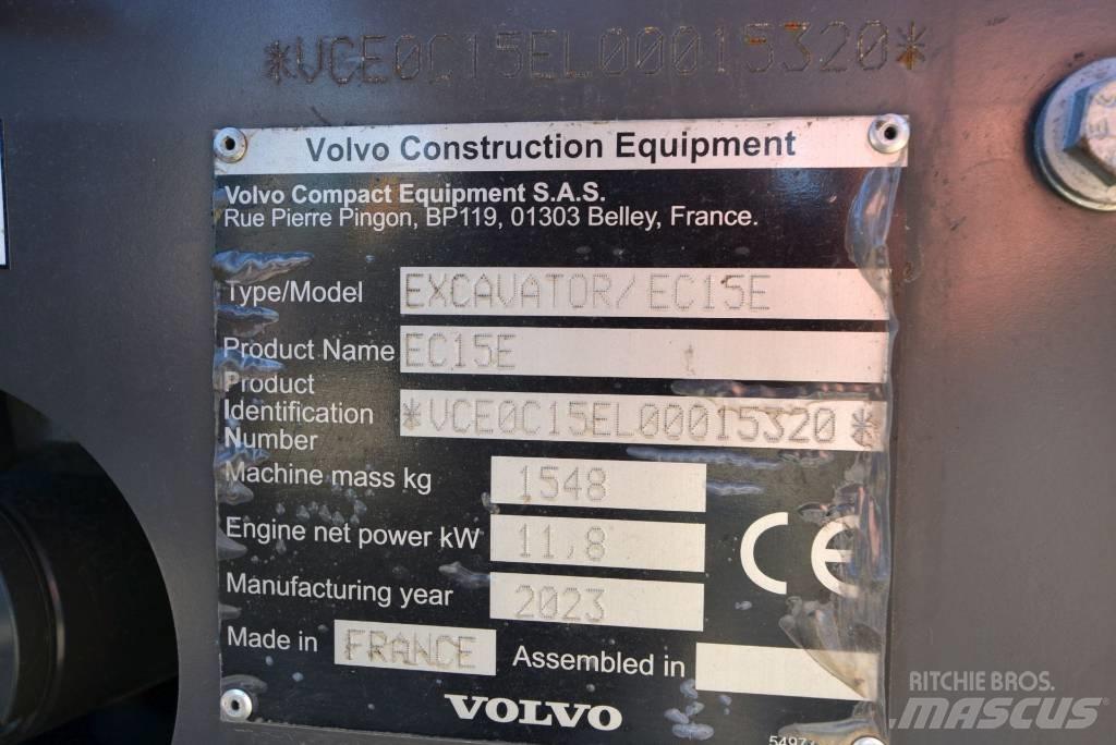 Volvo EC 15 E Mini excavators < 7t (Mini diggers)