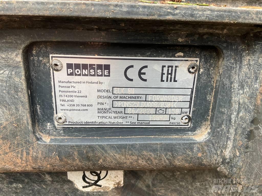 Ponsse ELK 8W Forwarders