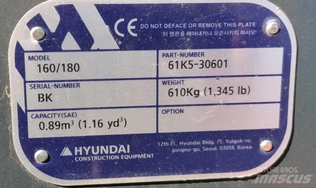 Hyundai 0.89m3_HX180 Buckets
