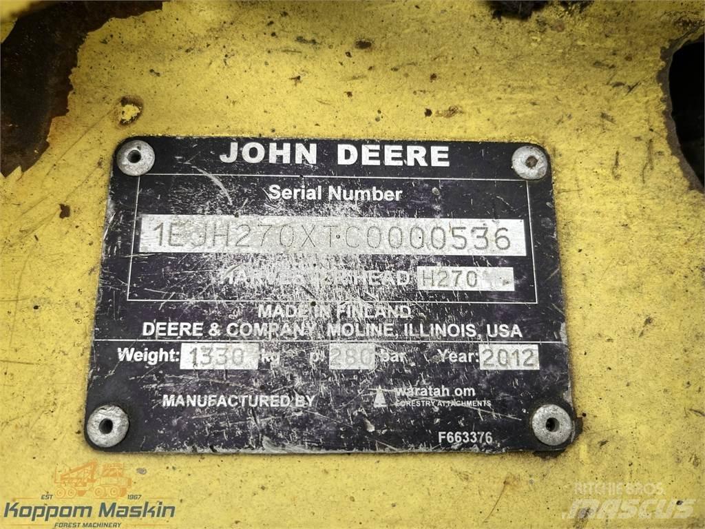 John Deere H270 Harvester heads