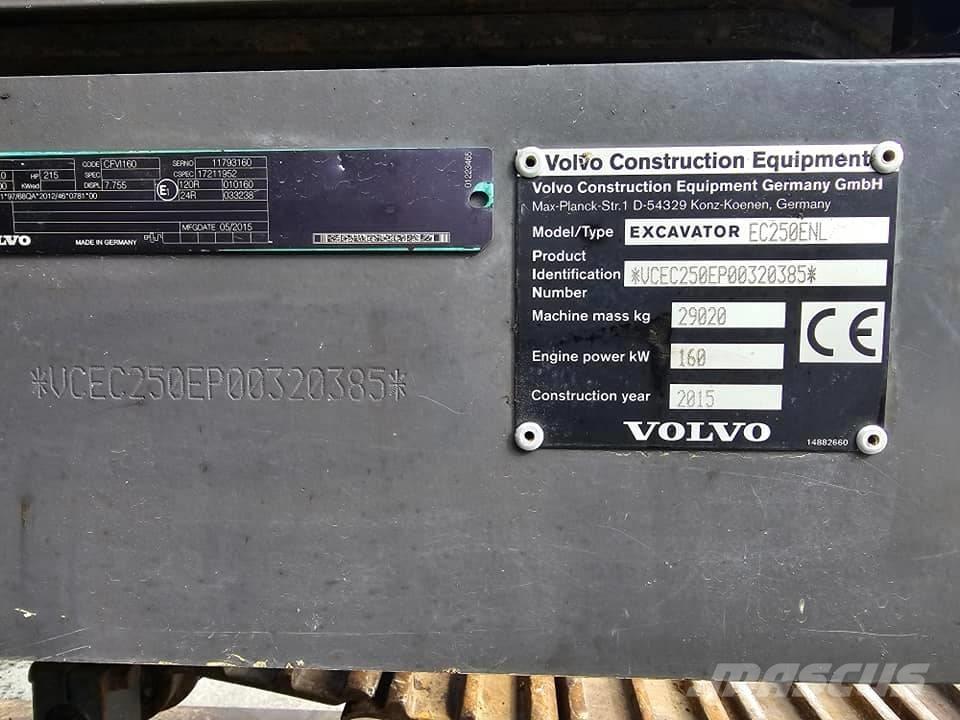 Volvo EC250 ENL Crawler excavators