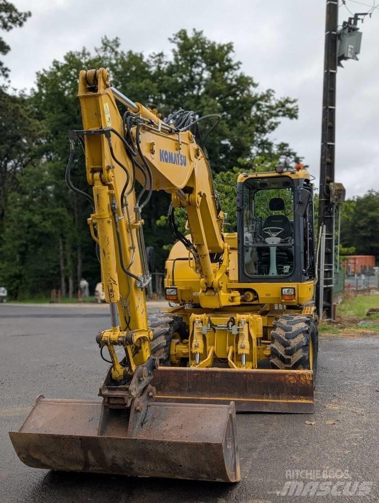 Komatsu PW 98 MR-8 Wheeled excavators