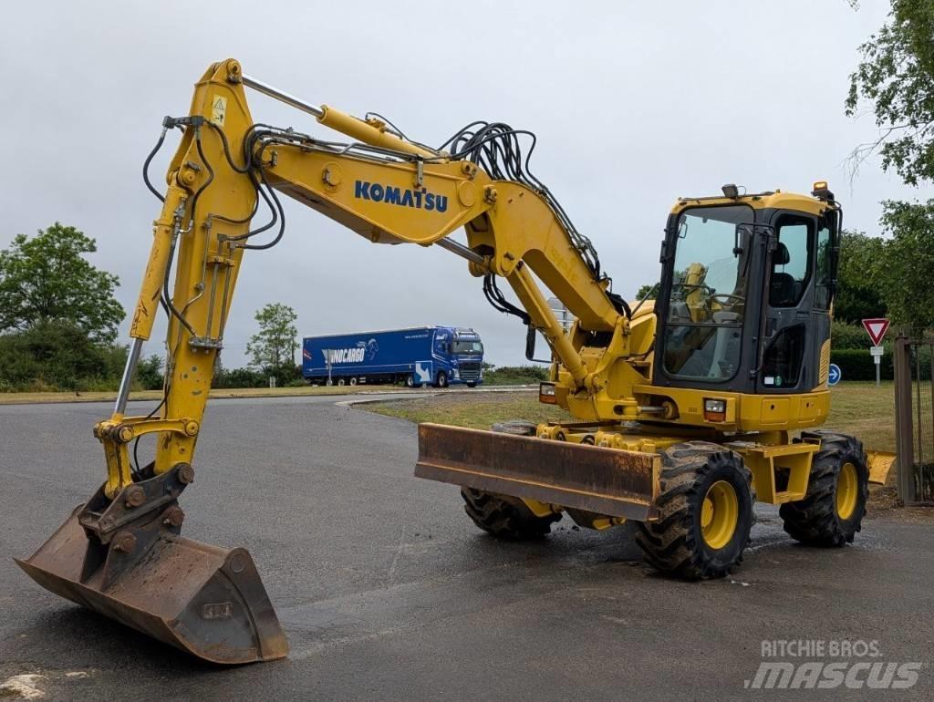 Komatsu PW 98 MR-8 Wheeled excavators