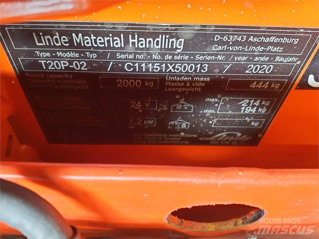 Linde T20P Low lifter
