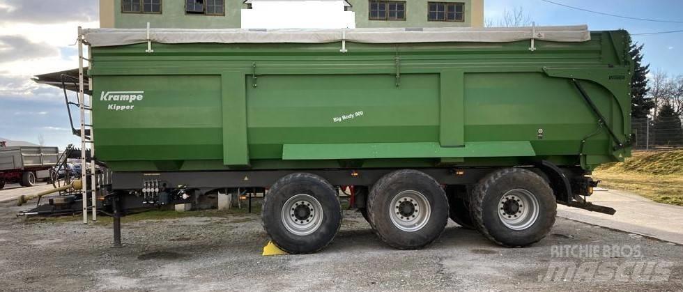 Krampe Big Body 900 Flatbed/Dropside semi-trailers