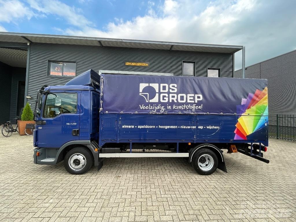 MAN TGL 7.190 Curtain sider trucks