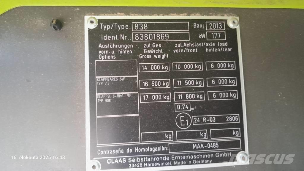 CLAAS Tucano 430 APS Combine harvesters