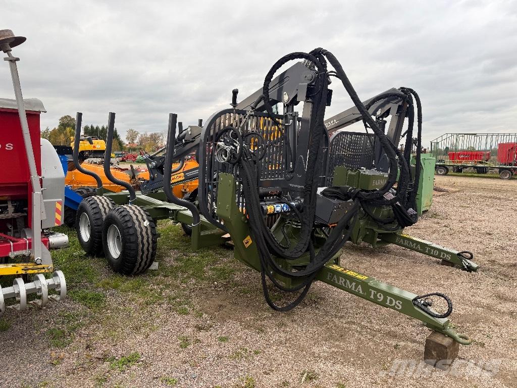 Farma T9 DS 6,7 kran Forest trailers