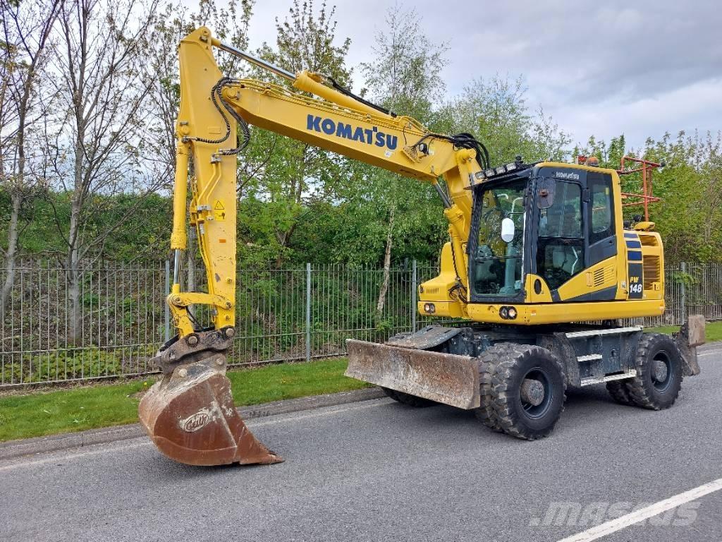 Komatsu PW148-11 Wheeled excavators