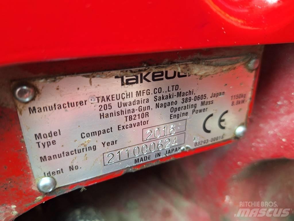Takeuchi TB 210 R Mini excavators < 7t (Mini diggers)