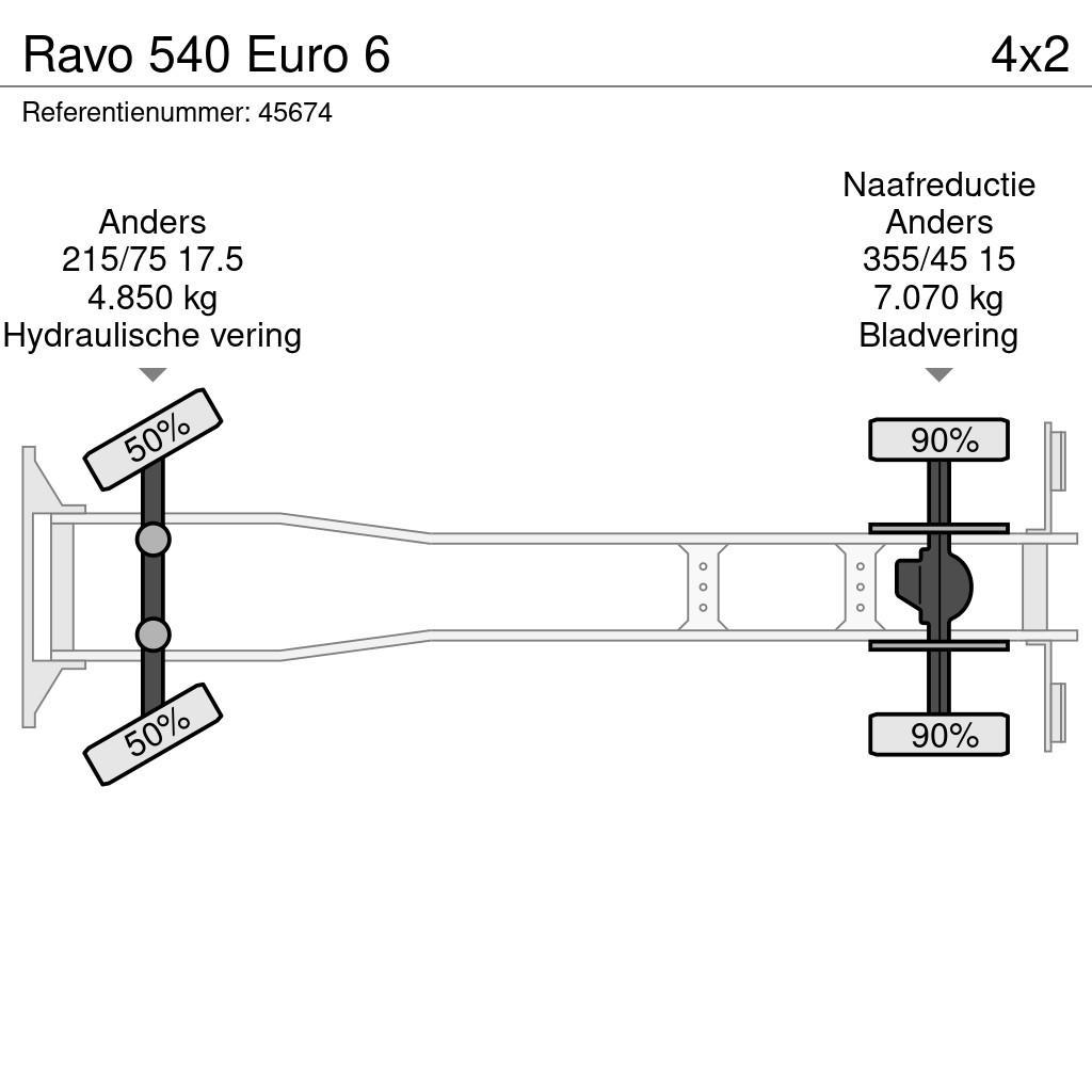 Ravo 540 Euro 6 Sweeper trucks