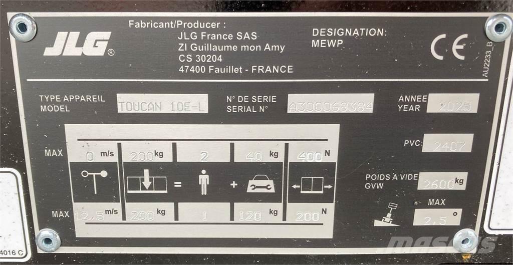 JLG Toucan 10E-L Other lifts and platforms