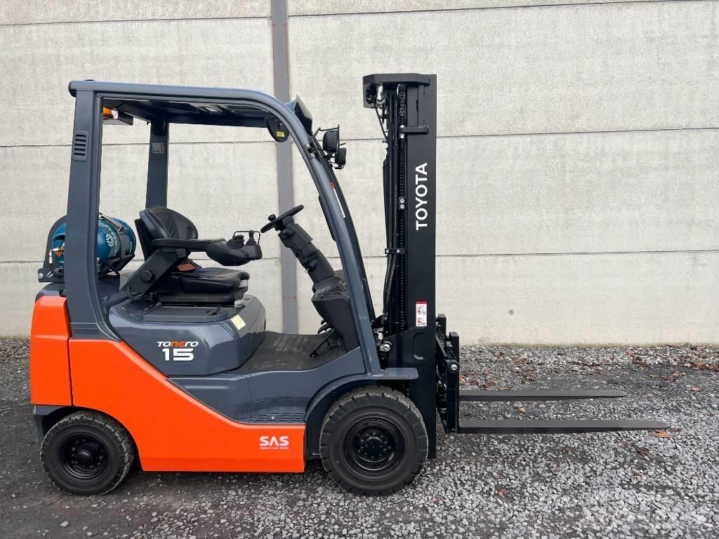 Toyota 02-8 FGF 15 LPG trucks