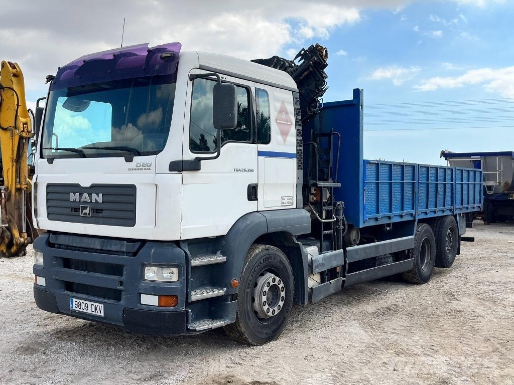 MAN TGA 18.350 Curtain sider trucks