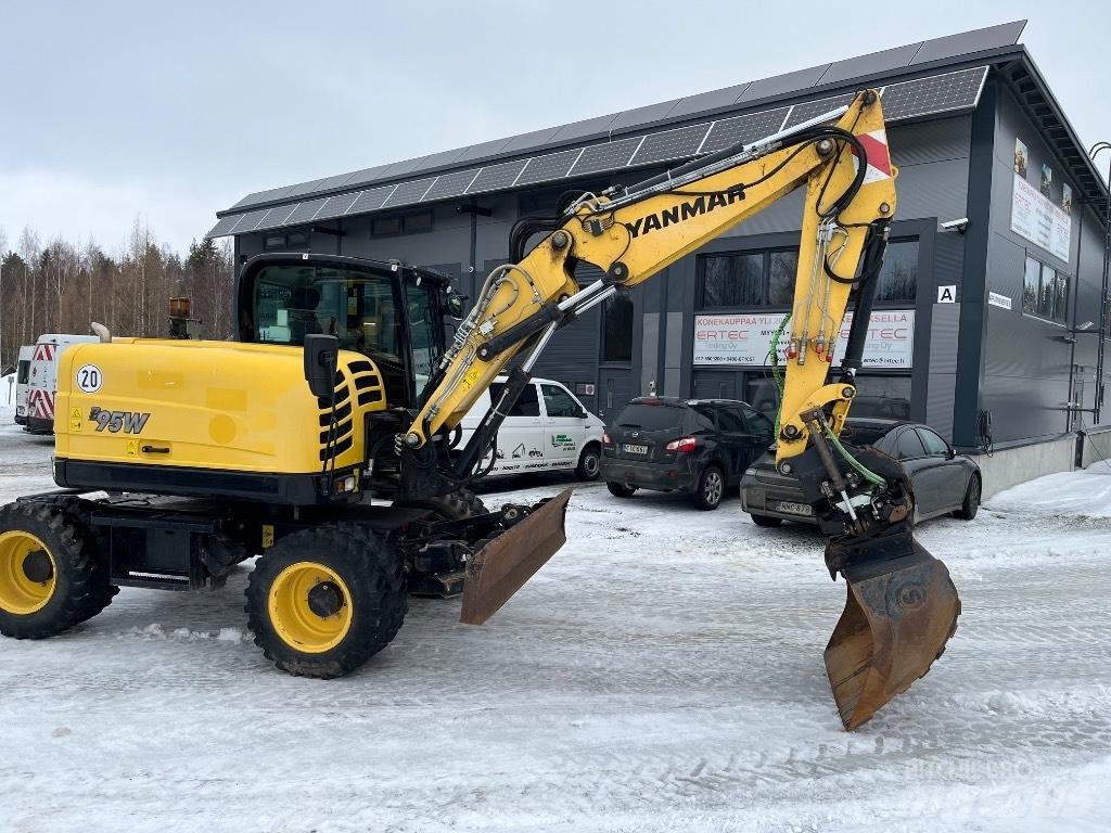 Yanmar B 95 W Wheeled excavators