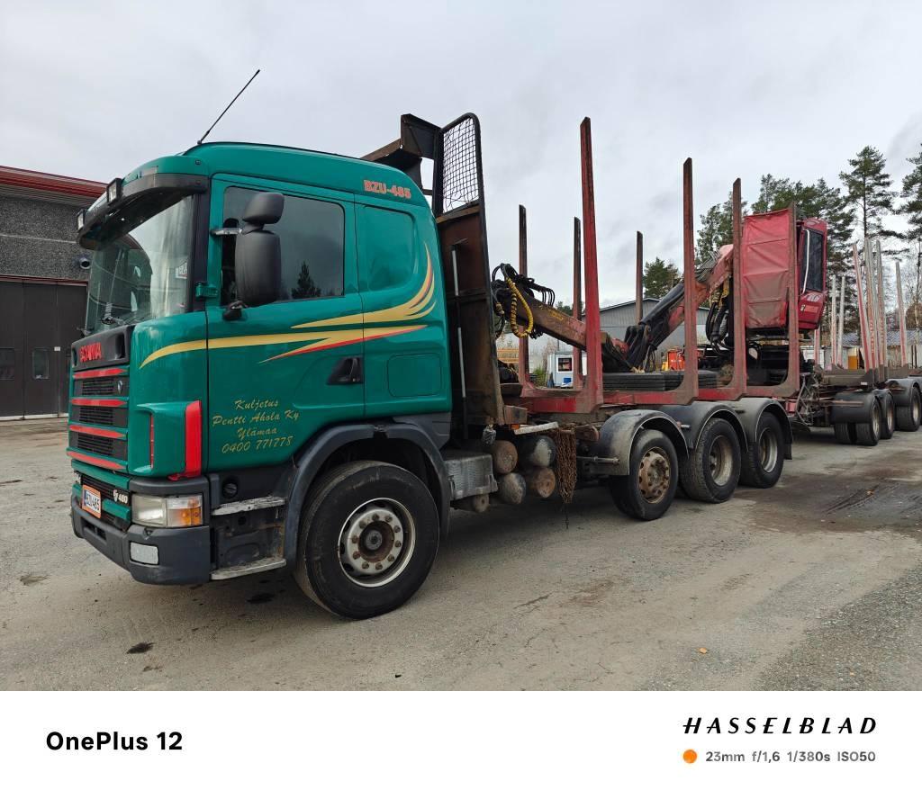 Scania R 164 8X4 Timber trucks