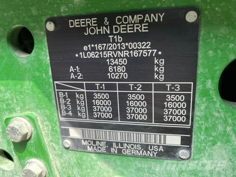 John Deere 6R215 Tractors