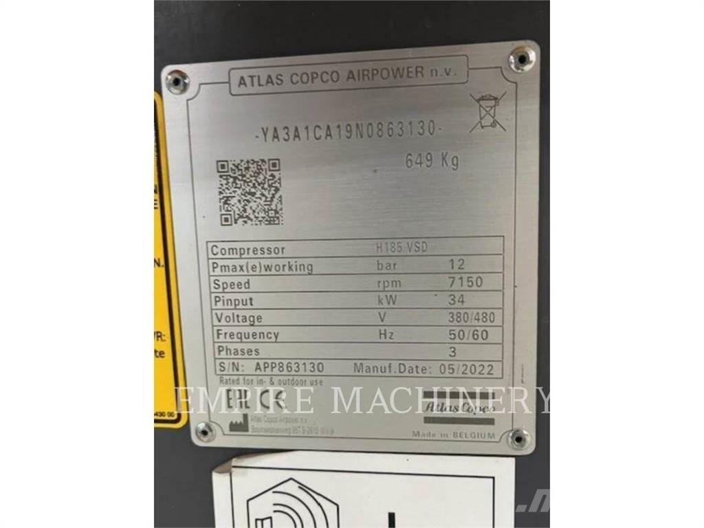 Atlas Copco H185 Compressors