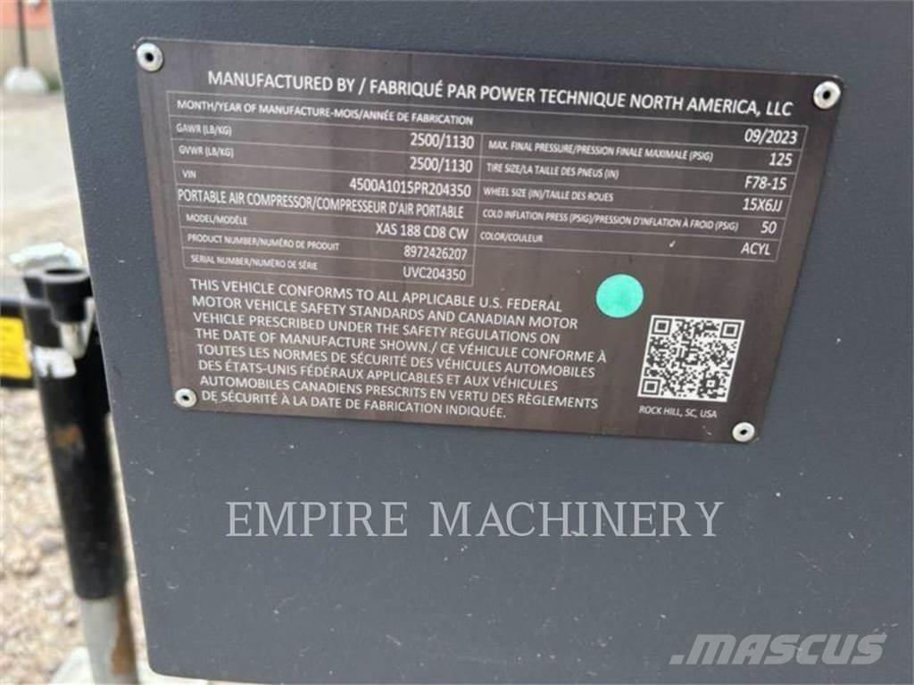 Atlas Copco XAS188CD Compressors