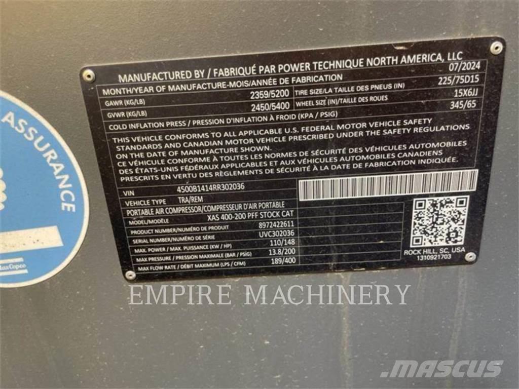 Atlas Copco XAS400CD Compressors